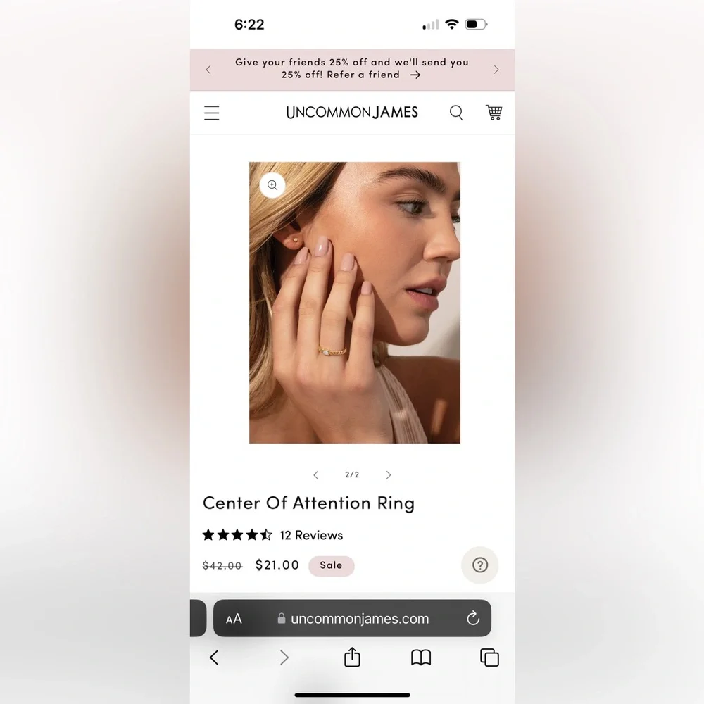 Uncommon James Gold 14K Gold Plated Brass Jewelry - Picture 11 of 15